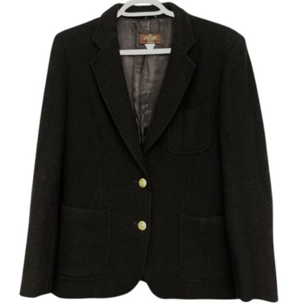 The Woodward Shops Hudson's black wool blazer size 8